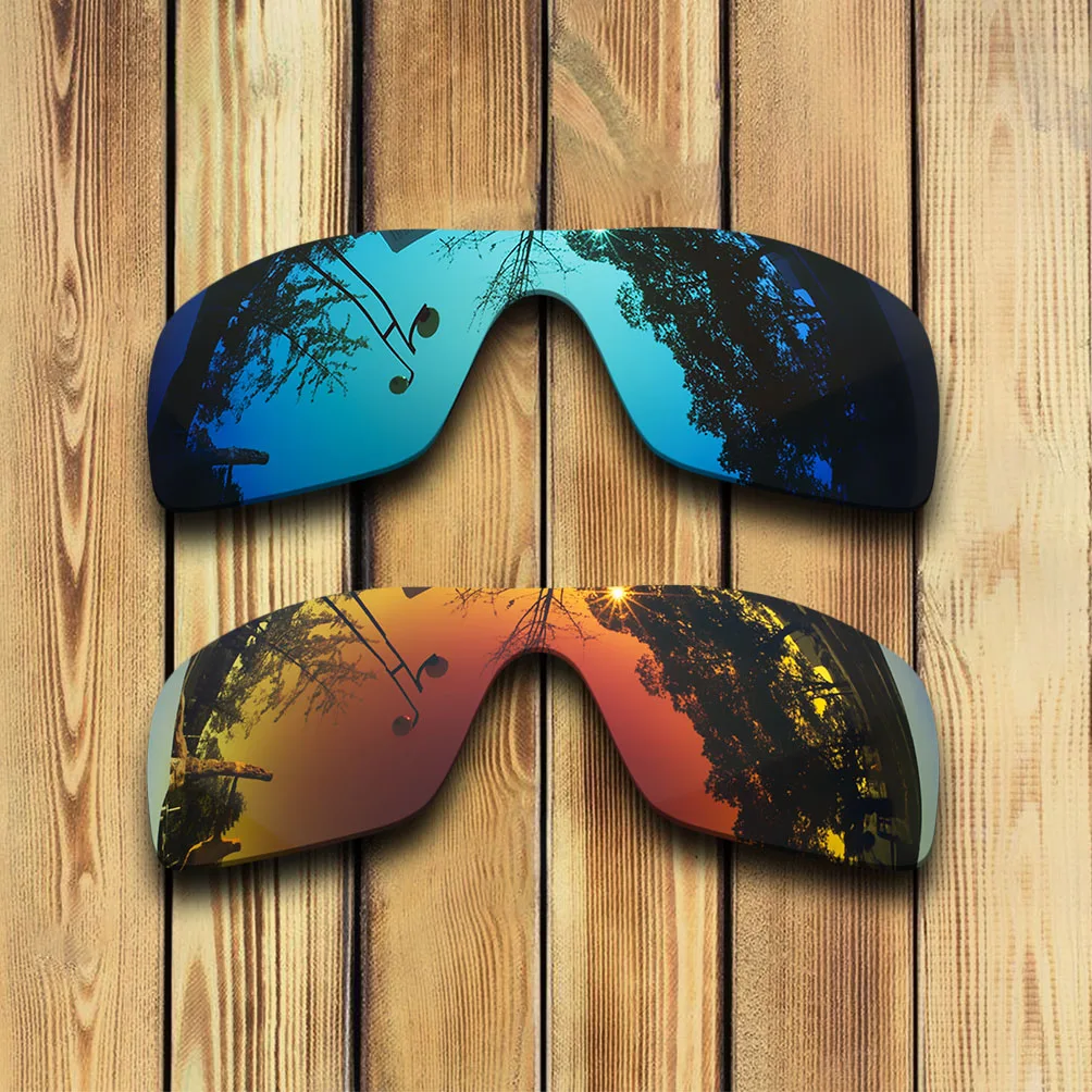 

100% Precisely Cut Polarized Replacement Lenses for StraightBack Sunglasses Blue& Red Combine Options