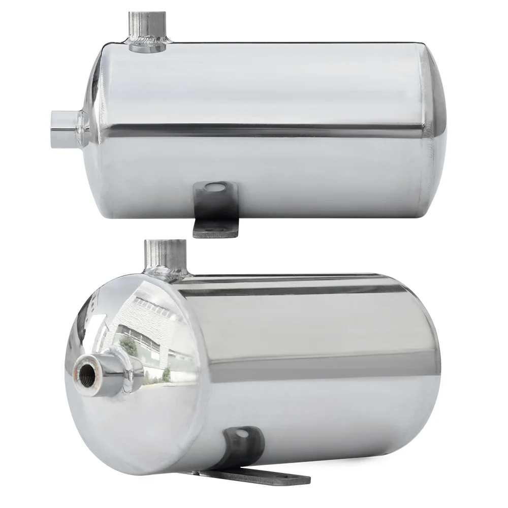 0.5L 0.13 Gallon Air Compressor Tank Gas Storage Small Vacuum Buffer Pressure Tank  Horizontal 304 Stainless Steel For Air Horn