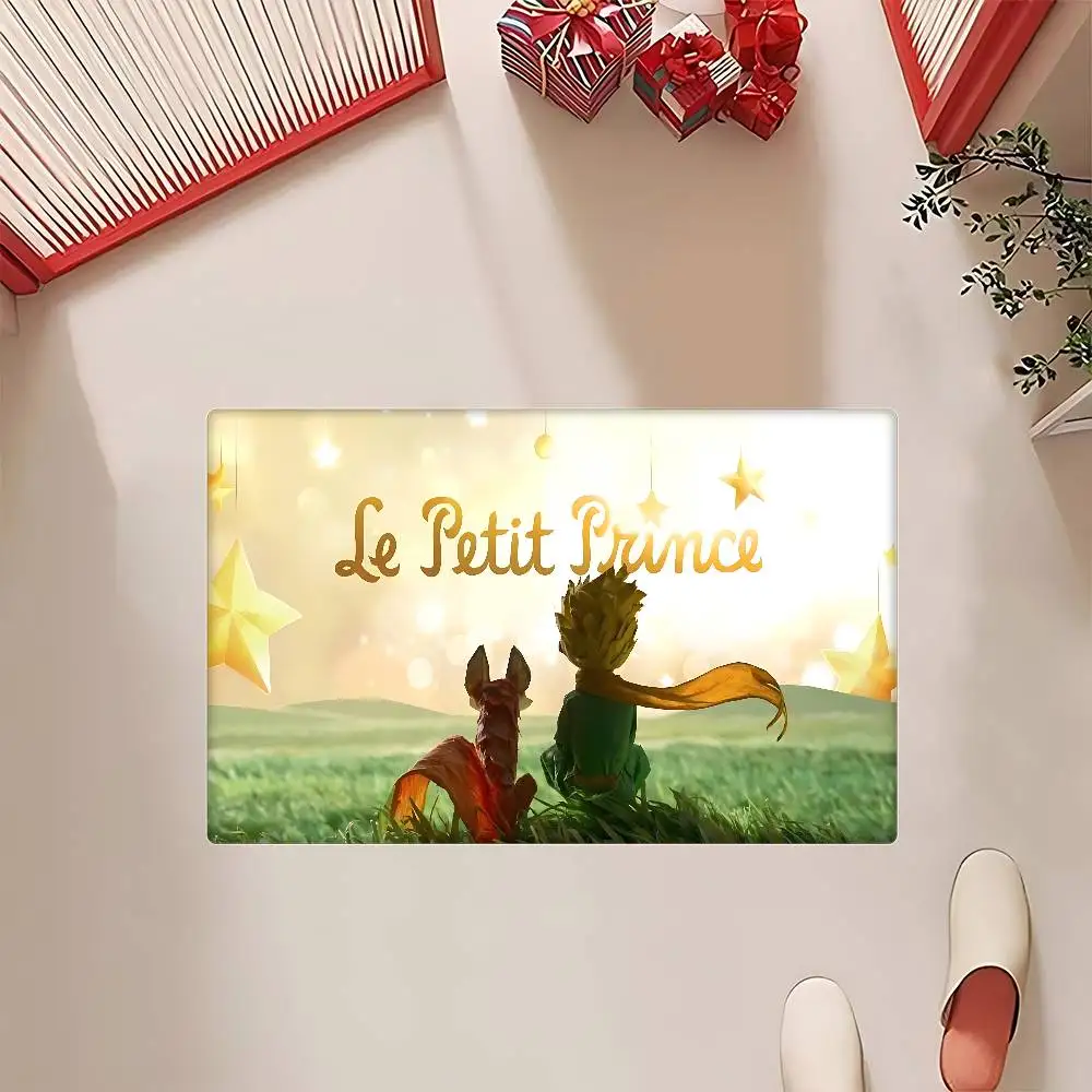 Alfombra de baño Le Petit Prince Anmie, decoración para habitación de niños, felpudo antideslizante para balcón, alfombra de bienvenida para sala de estar