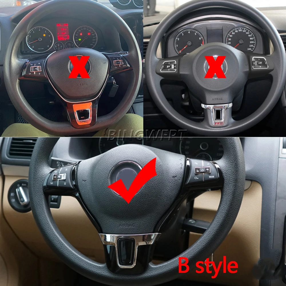 Car Steering Wheel Remote Wireless Control Button For Volkswagen For VW Passat Lavida Tiguan Touran Sharan Magotan Switch Hubs