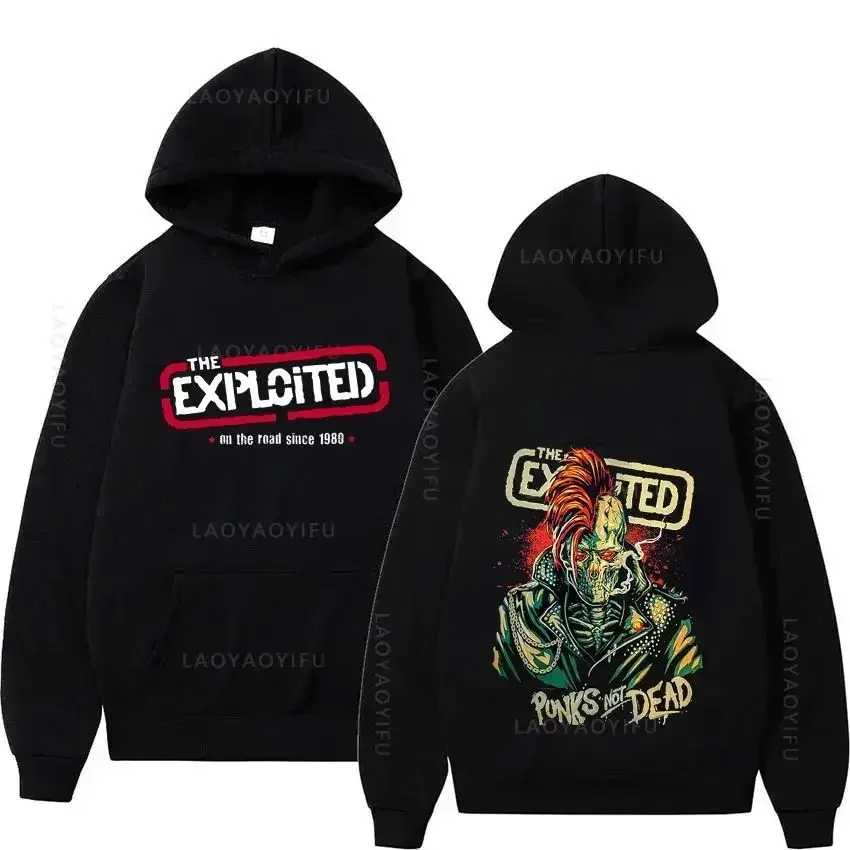 THE EXPLOITED Theme Men's Clothing Hooded Shirt Sweatshirts New Hoodies & Y2k Hoodie Hoody Sweatshirt Autumn Essentials Graphic