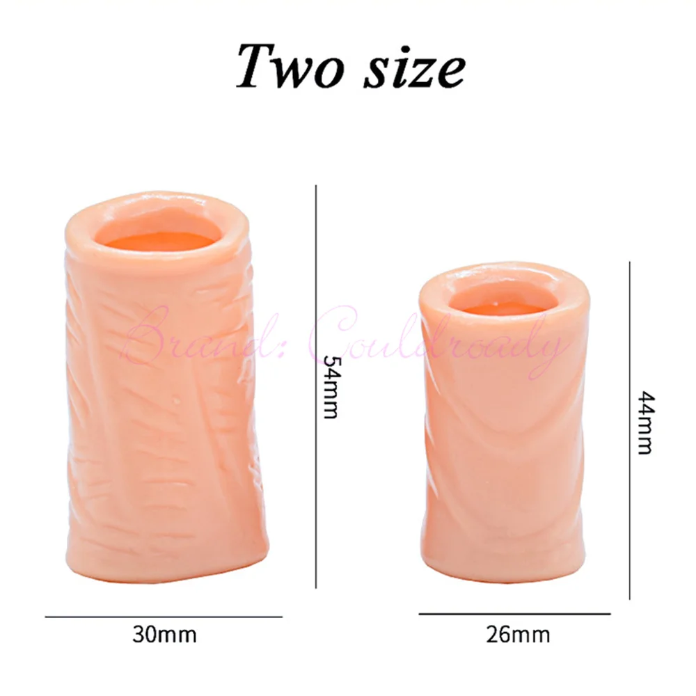 2PCS Male Foreskin Corrector Resistance Daily/Night Cockring Delay Ejaculation Penis Sleeve Sex Toys for Men