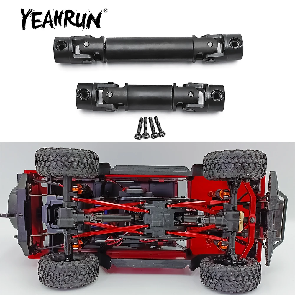 Yeahrun 2pcs gehärtete Stahl antriebswelle cvd Gelenk achse für trx4m bronco defender rc kriecher auto modell zubehör