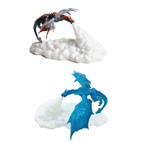 3D Printed Fire/Ice Dragon Nightstand Lamp LED Lamps Eye Protection Kids Sleep Accompany Indoor Lighting for Bedroom/Living Room