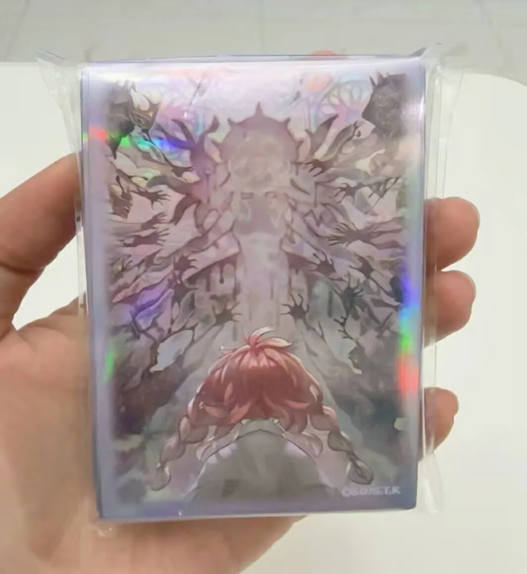 70Pcs Yugioh KONAMI Duel Monsters Quadogmatika Beast Official Collection Sealed Card Protector Duelist Sleeves