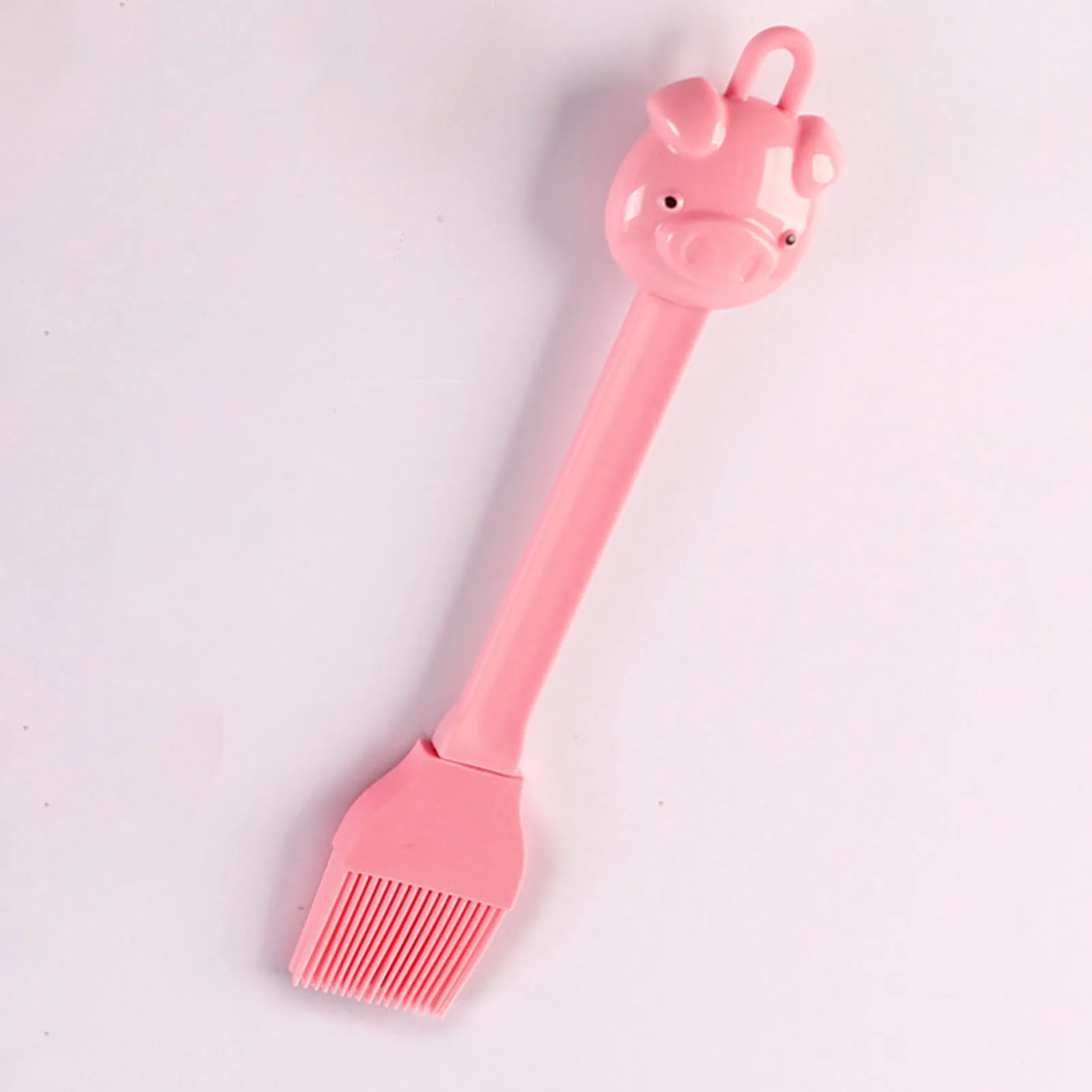 Silicone Spatula Pastry Brush Dishwasher Safe Silicone Pink Pig Spatula Brush Utensils for Kitchen Cooking