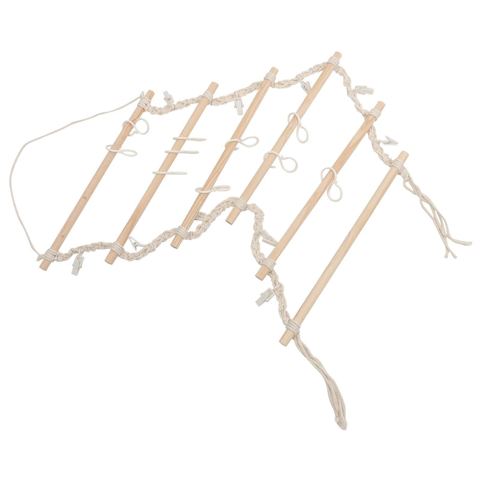 

Hairpin Storage Rack Claw Clip Organizer Accessories Hanging Tool Plastic Clips Baby Hair Bow Wooden Display Wall Pendant Hair