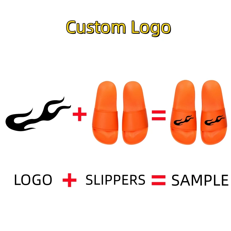 Custom Logo Slippers Design Logo PVC Custom Shoes Men Top Quality Fashion Brand Sneakers Custom Logo Shoes