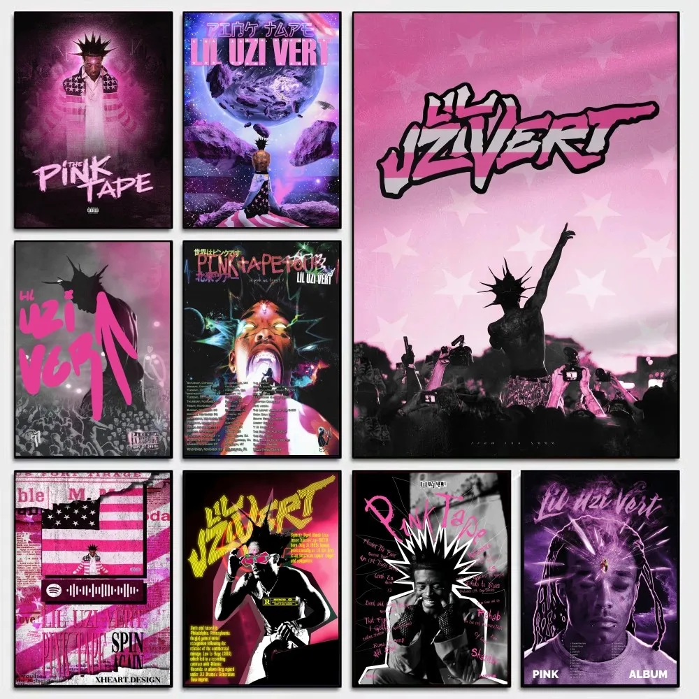 

Hip Hop Rapper Lil Uzi Vert Self-adhesive Art Poster Whitepaper Sticker DIY Room Bar Cafe Wall Decor