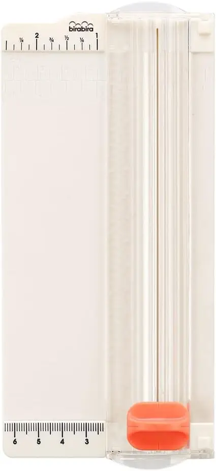 

Mini Paper Trimmer for Coupons, Craft Paper, Photos - Compact 2.5"x6" Base, Cuts Up to 6 Inches