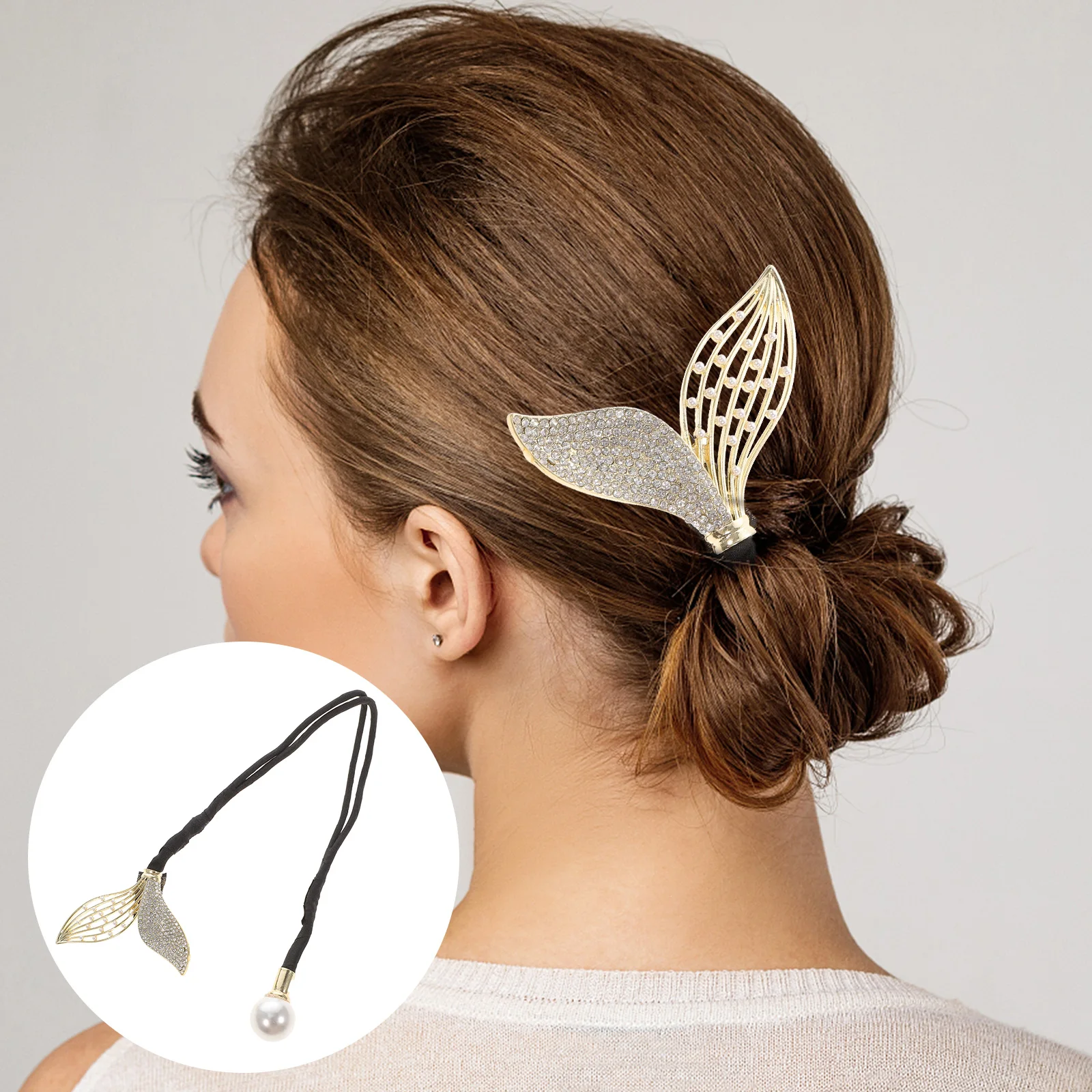 

Аксессуары для волос Easy Bun Maker Ленивые бигуди Зажимы Обертка Русалка Маленький Элегантный