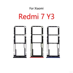 SIM Card Slot Tray Holder Sim Card Reader Socket For Xiaomi Redmi 7 / Redmi Y3