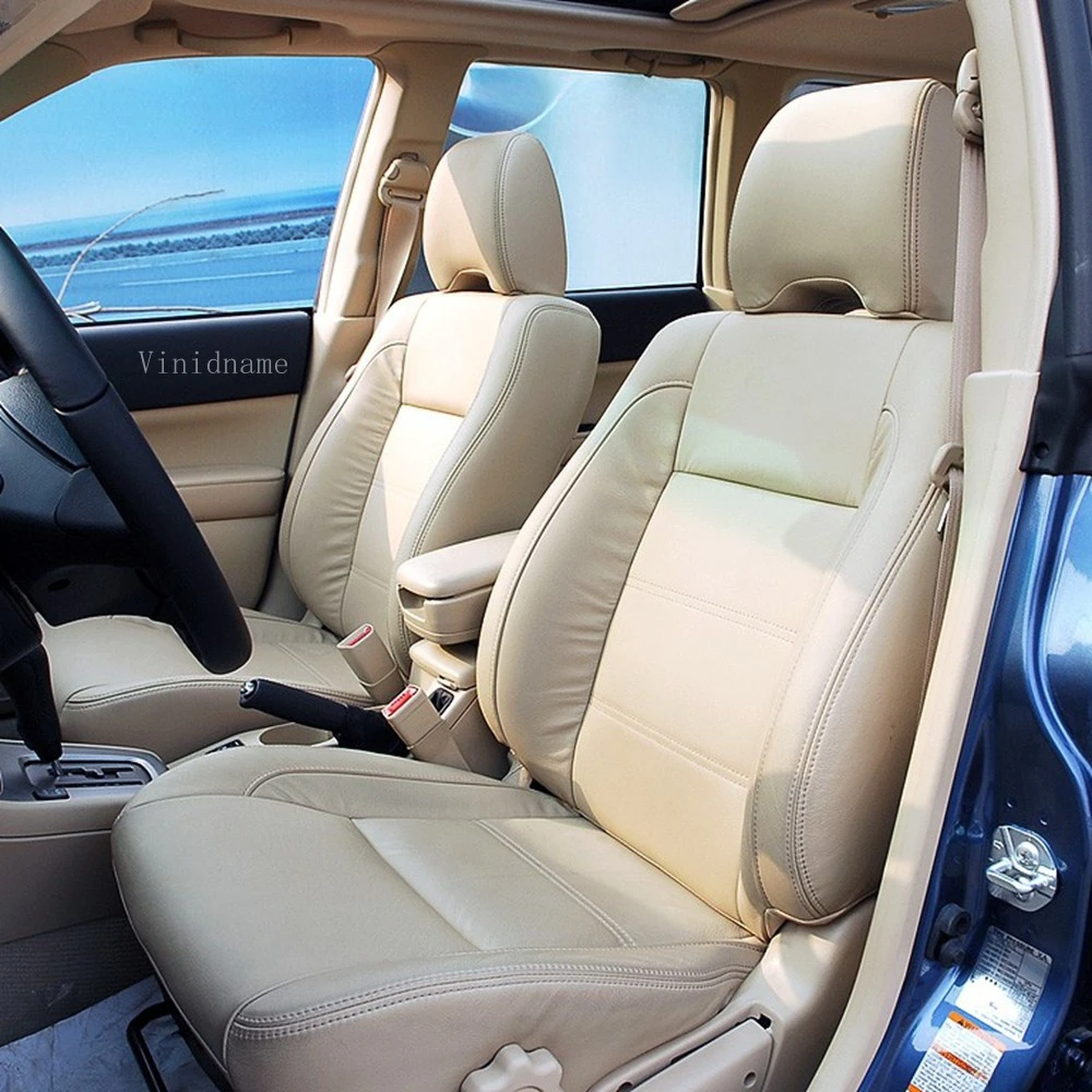 For Subaru Forester II Sg 2002 2003 2004 2005 2006 2007 2008 Vegan Nappa Leather Custom Car Seat Covers Full Set Accessories