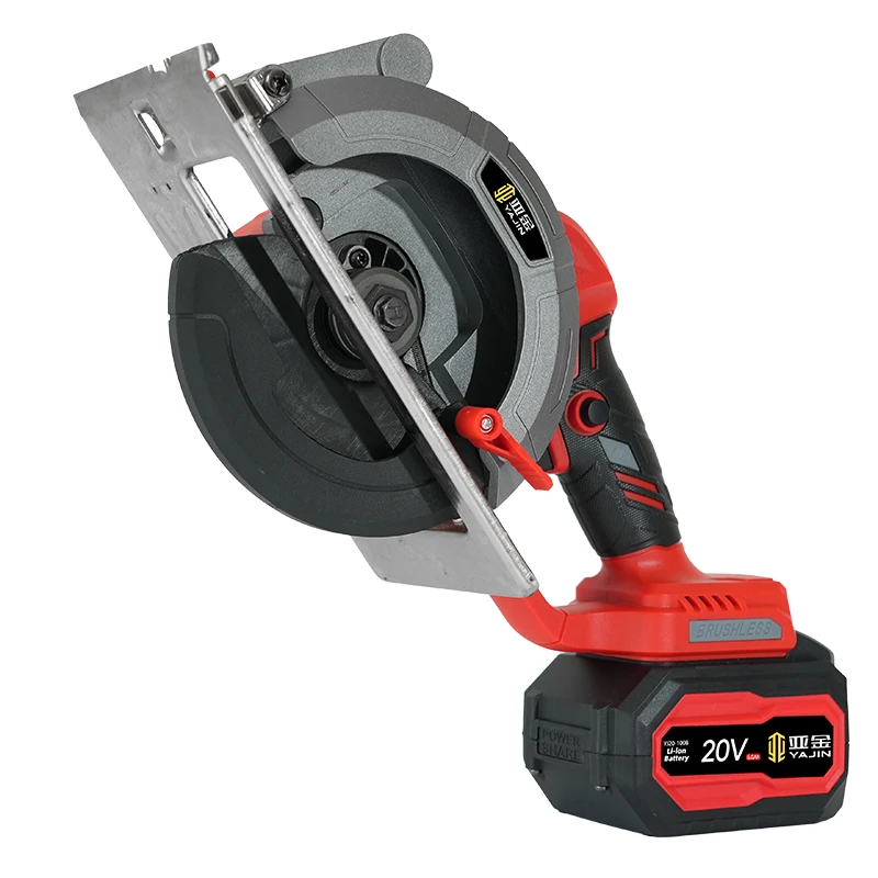 Rechargeable Electric Circular Saw High-Speed Lightweight Adjustable For Wood Cutting For DIY Industrial Use