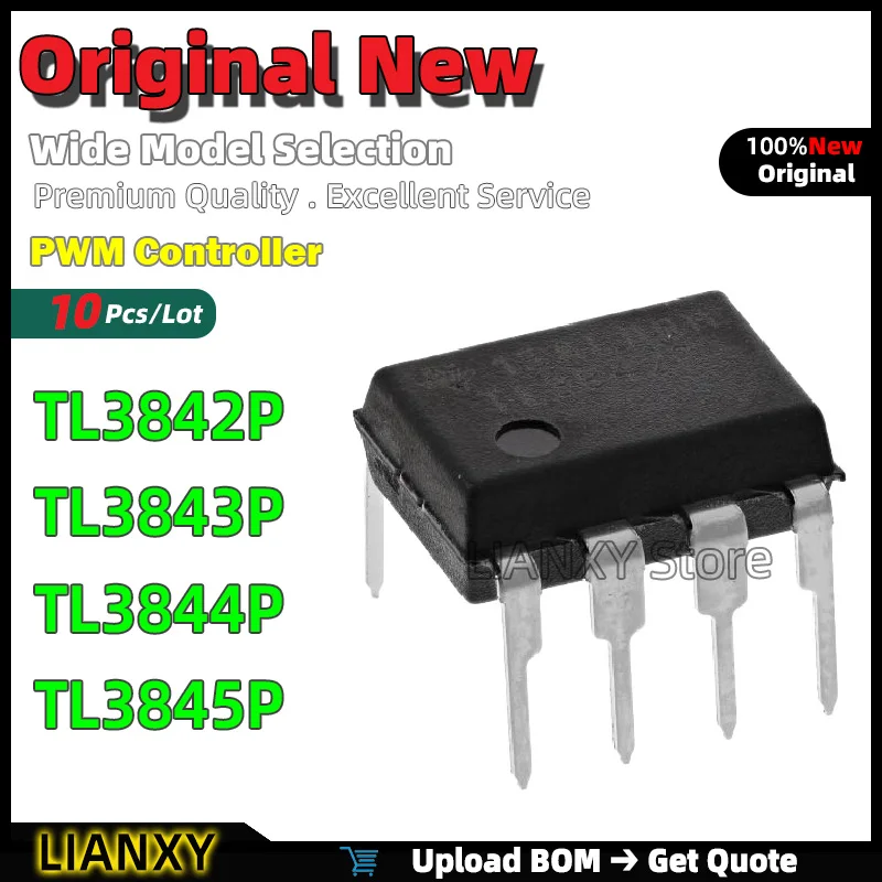 

10pcs DIP-8 TL3842P TL3843P TL3844P TL3845P PWM Controller New Original