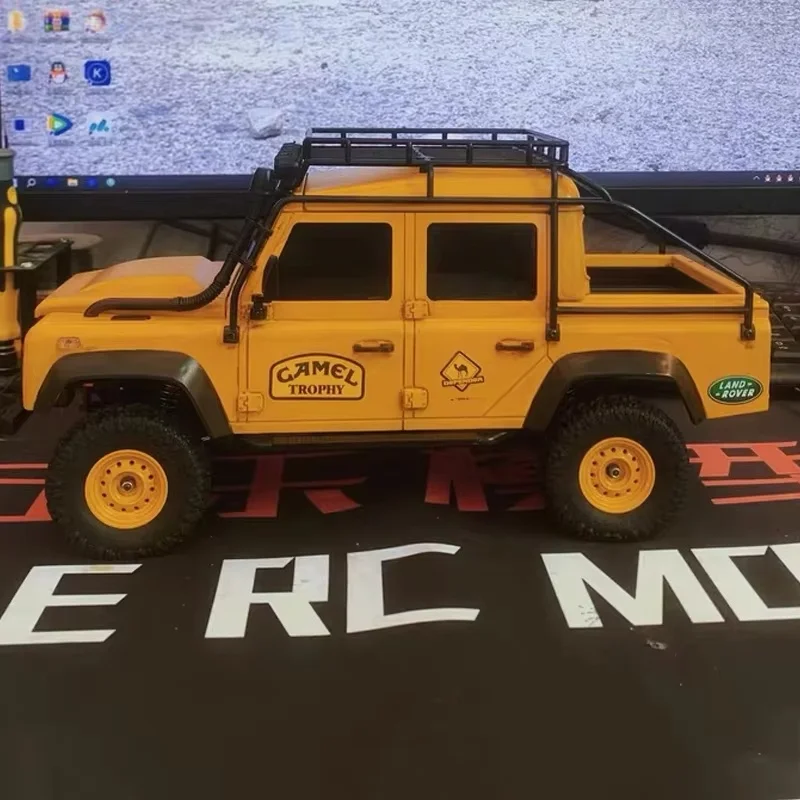 1/18 MN111 Full Scale Four-Wheel Drive Rc Remote Control Car Kit Version Rtr Version Climbing Off-Road Vehicle Model Toy Boy Gif