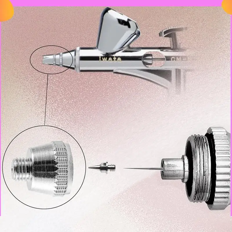 

21 Pieces Airbrush Nozzle Cap Kit 0.2Mm/0.3Mm/0.5Mm Airbrush Needle Replacement Parts For Airbrush Sprayer Accessories