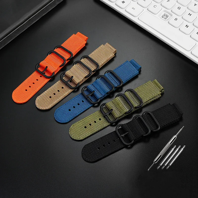 Nylon Watchband For Casio G Shock GBA-800-1A GBA-800-7A GBA-800 GMA-B800 GA-800 GBD-800 GA110 Modified Sport Strap 16mm Bracelet