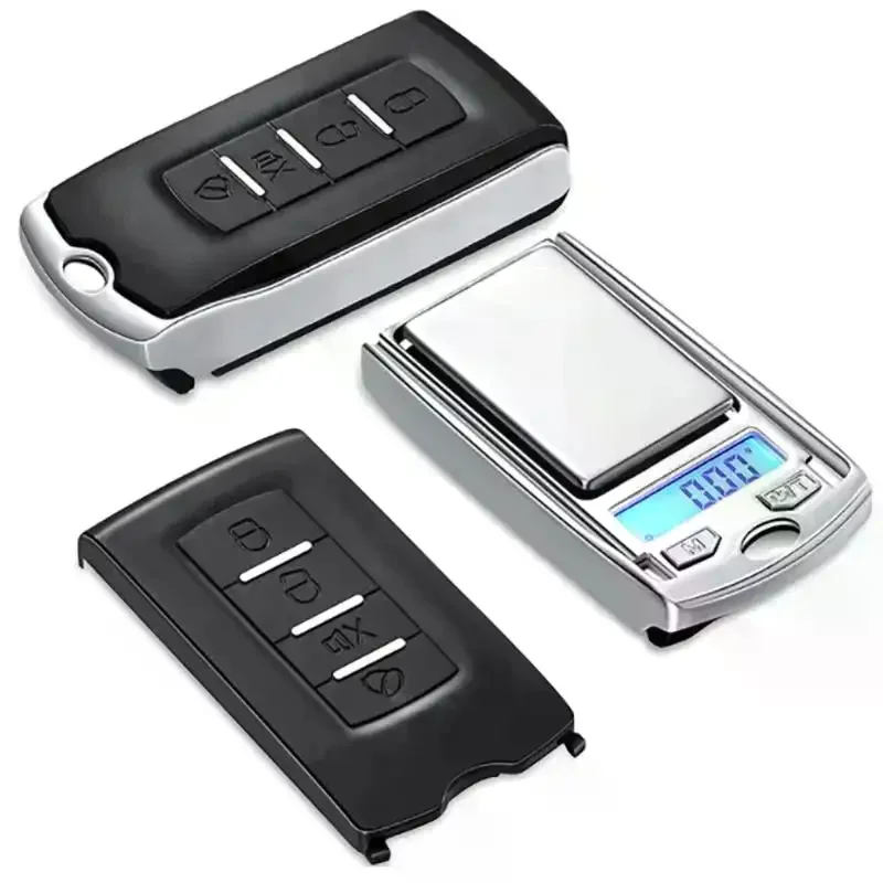 200g/0.01g Precision Portable Car Key Shape Mini Digital Pocket Gram Scale With LCD Display