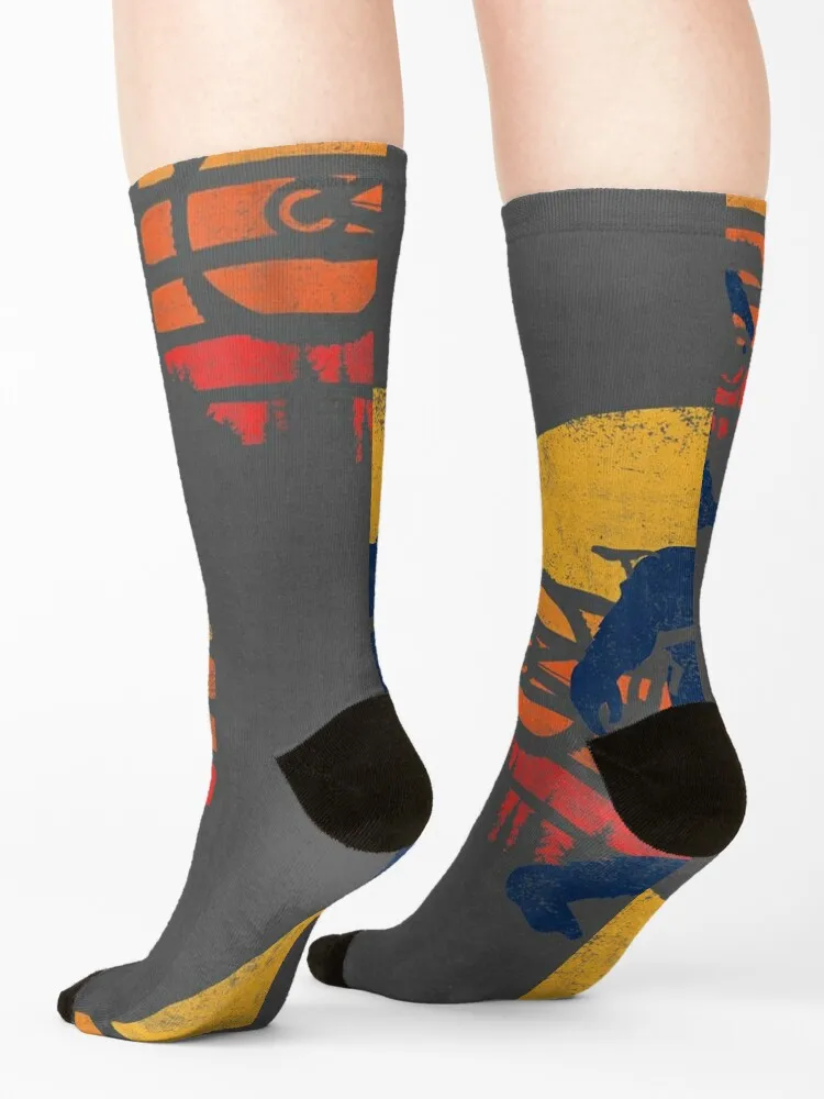 Bigfoot Bike - MTB Socks football professional running anti slip football snow Socks Male Women's