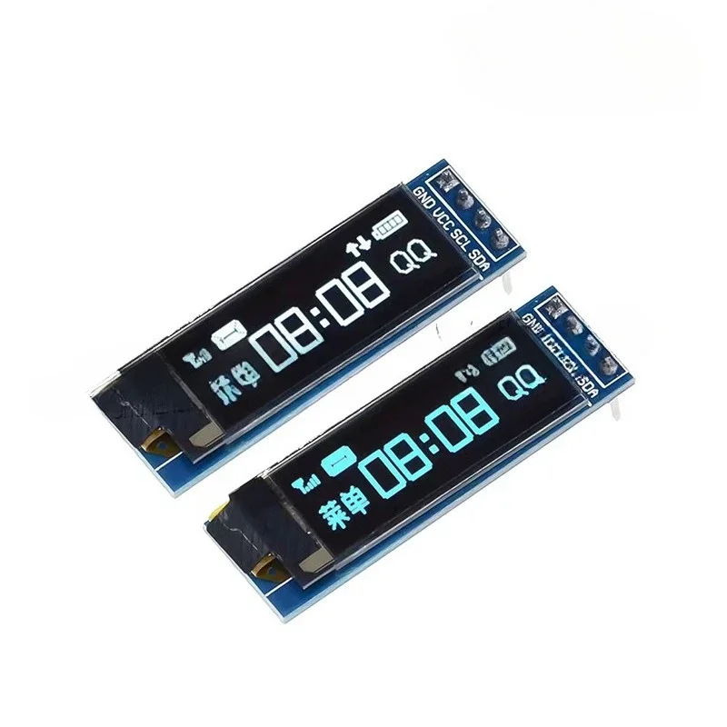 شاشة OLED مقاس 0.91 بوصة بواجهة IIC مقاس 128*32