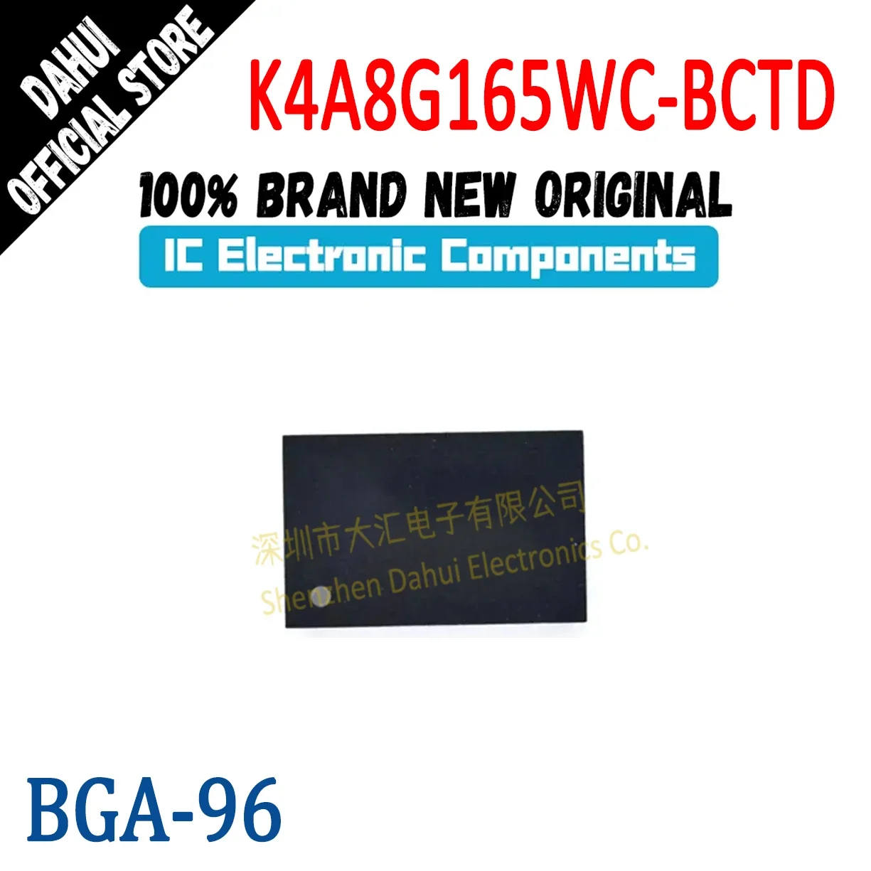 

K4A8G165WC-BCTD K4A8G165WC BGA96 Flash Memory Chip New Original