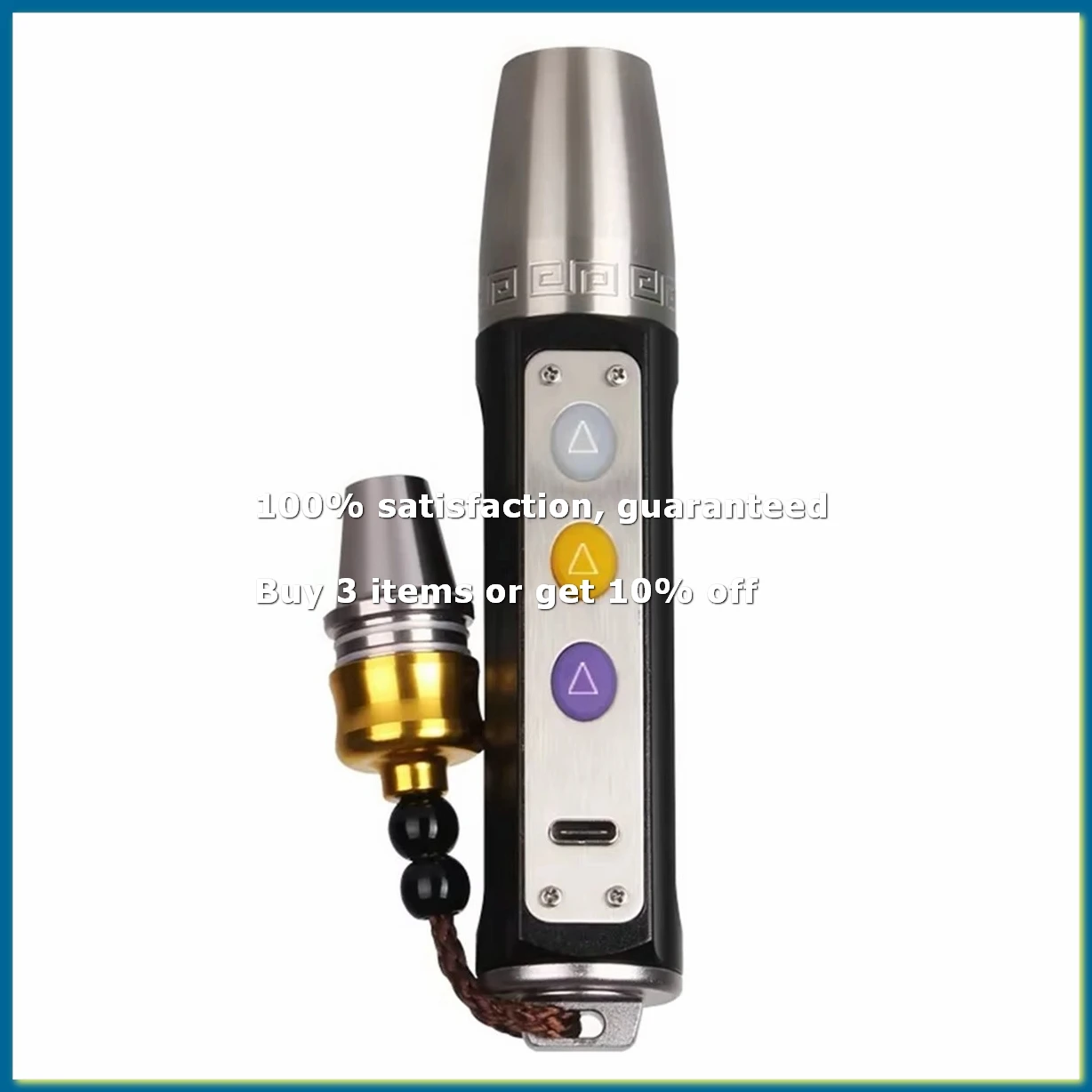 ●Jade Identification Flashlight Gem Jewelry Detector Light Mini 365nm Rechargeable Ultraviolet LED UV Torch,C-A57M