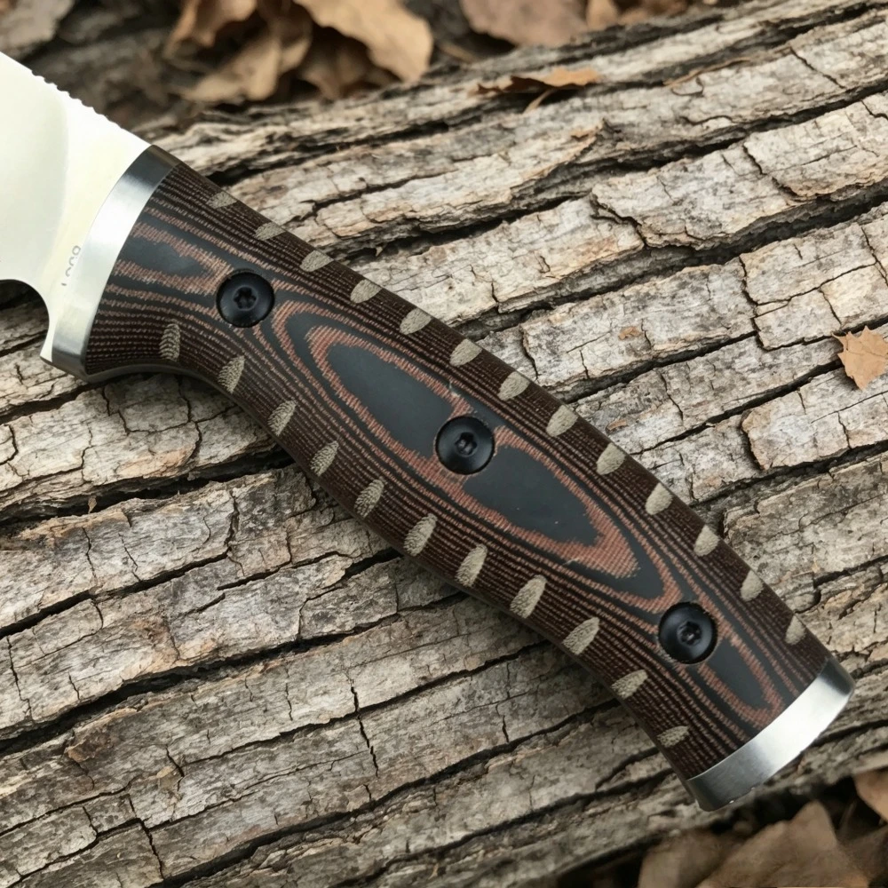 سكين صيد محمول 853 مستقيم مع غ - مراجعة Camping Cooking Knife With Sheath وسعره