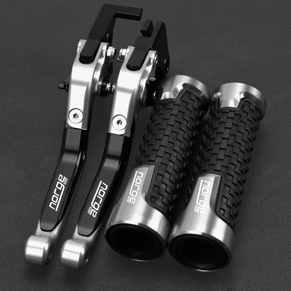 

For Moto Guzzi NORGE 1200 NORGE1200 GT8V 2006-2015 2014 Motorcycle Folding Brake Clutch Levers & 7/8''22MM Handle Handlebar grip