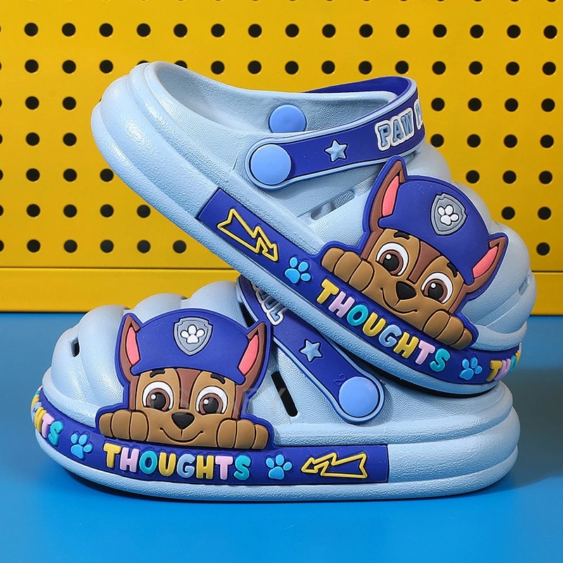 Genuine Paw Patrol sandali antiscivolo bambini estate Kawaii pantofole da spiaggia Marshall macerie Skye Rocky Slipper scarpe con suola morbida