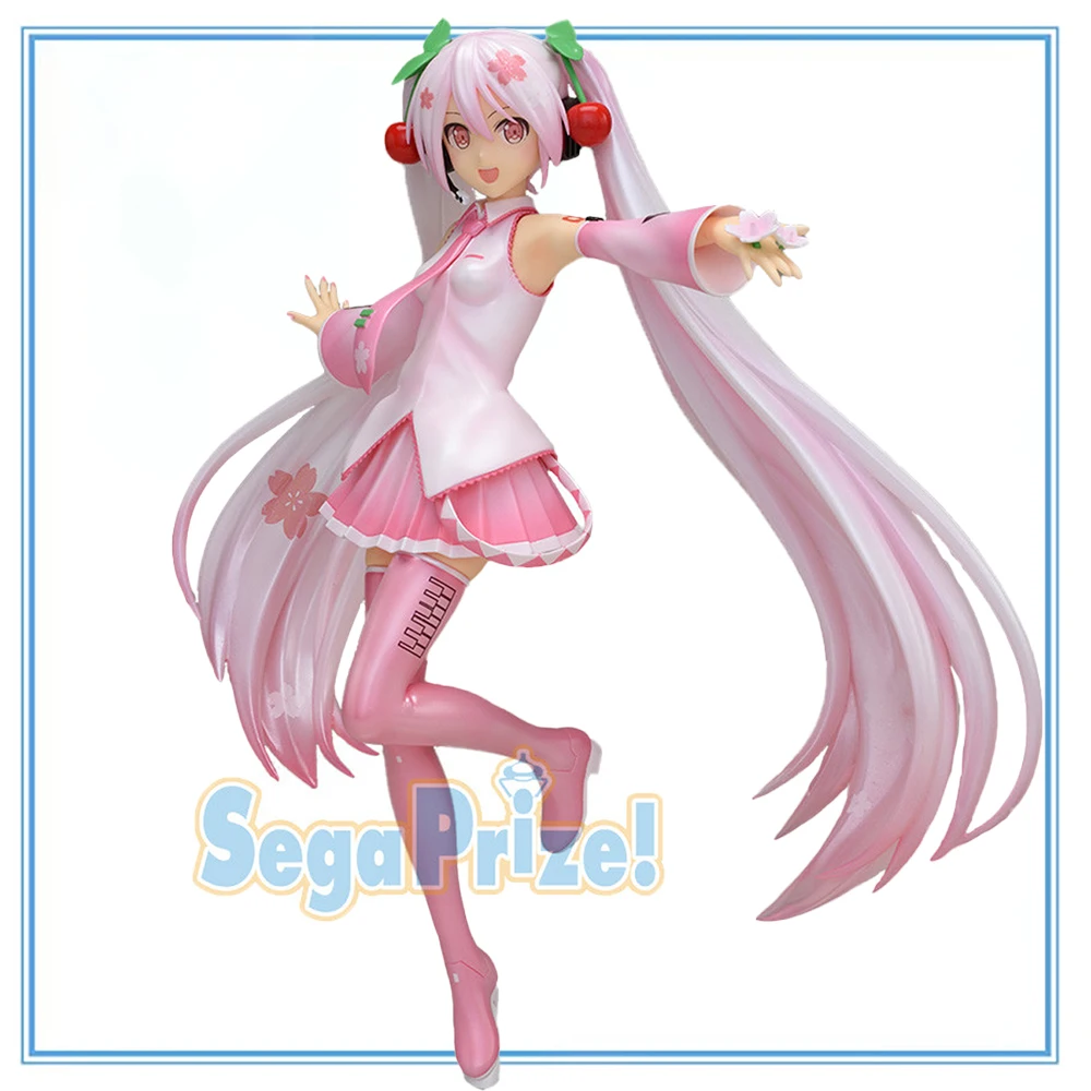 100-オリジナル在庫あり-sega-spm-フィギュア-ボーカロイド-初音ミク-サクラ-ver2-モデル装飾コレクションシリーズ-ガレージキット
