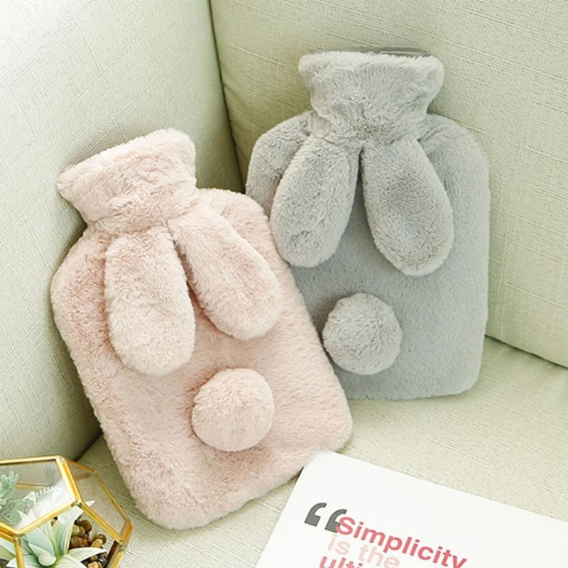 Hot Water Bottle with Cover 0.3L 0.4L 0.5L 1L Hot Water Bag for Period Neck Shoulder Feet Warmer Gift Dropshipping