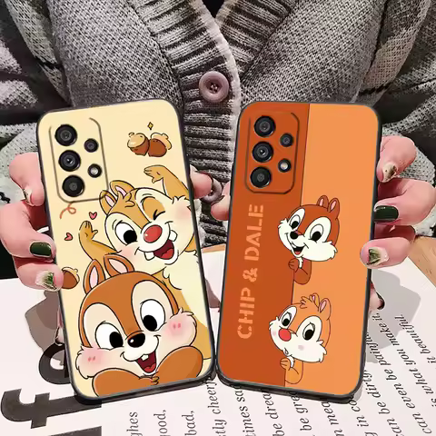 Squirrel Chip And Dale Phone Case For Samsung A12 A13 A14 A20S A21S A22 A23 A32 A33 A34 A35 A42 A51 A52 A53 A54 A55 4G 5G Case