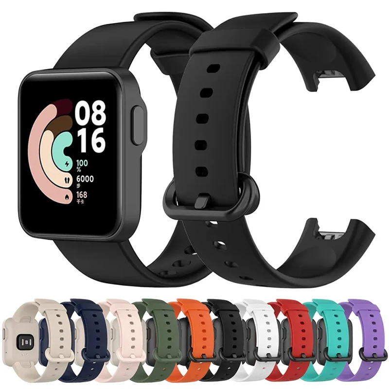 Horlogebandjes Voor Xiaomi Mi Watch Lite Bandje Vervanging Polsband Siliconen Band Voor Redmi Watch 2 3 Lite Active Poco Armband