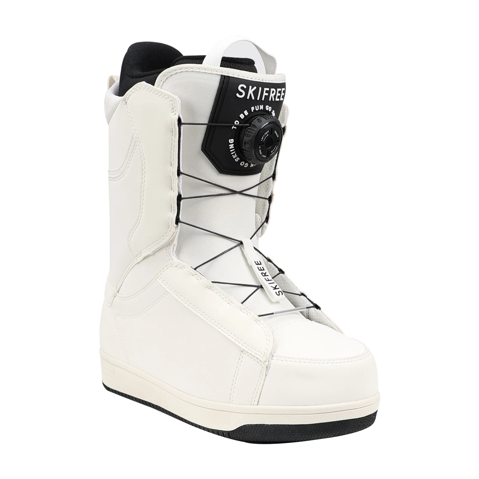 SKIFREE B2 Snowboard Boots with Quick Lacing Bindings, Warm Snow Gear for Adults, Unisex New Style Ski Equipment