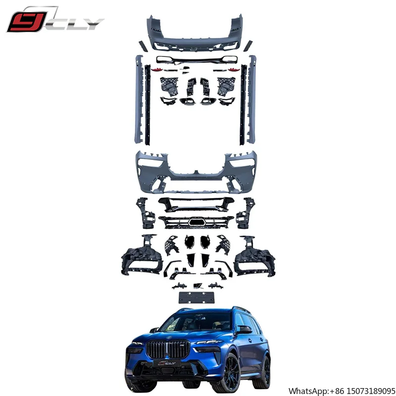 CLY Hot Selling Car Body Kit for  X7 G07 LCI 2023 Upgrade X7 M Sport Bodykit Bumper With Grill Diffuser Exhaust Pipe Skirt