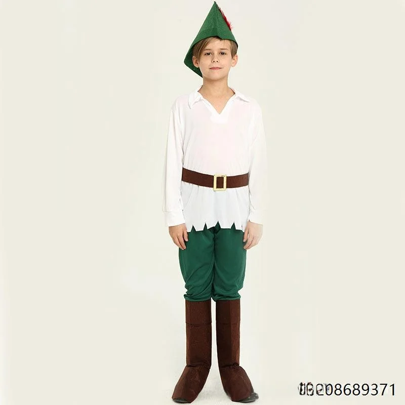 زي تنكري للأطفال على شكل تنكربيل الأخضر في عيد الهالوين، زي روبن هود للرجال والنساء البالغين، زي للأسرة في المؤتمرات والعروض