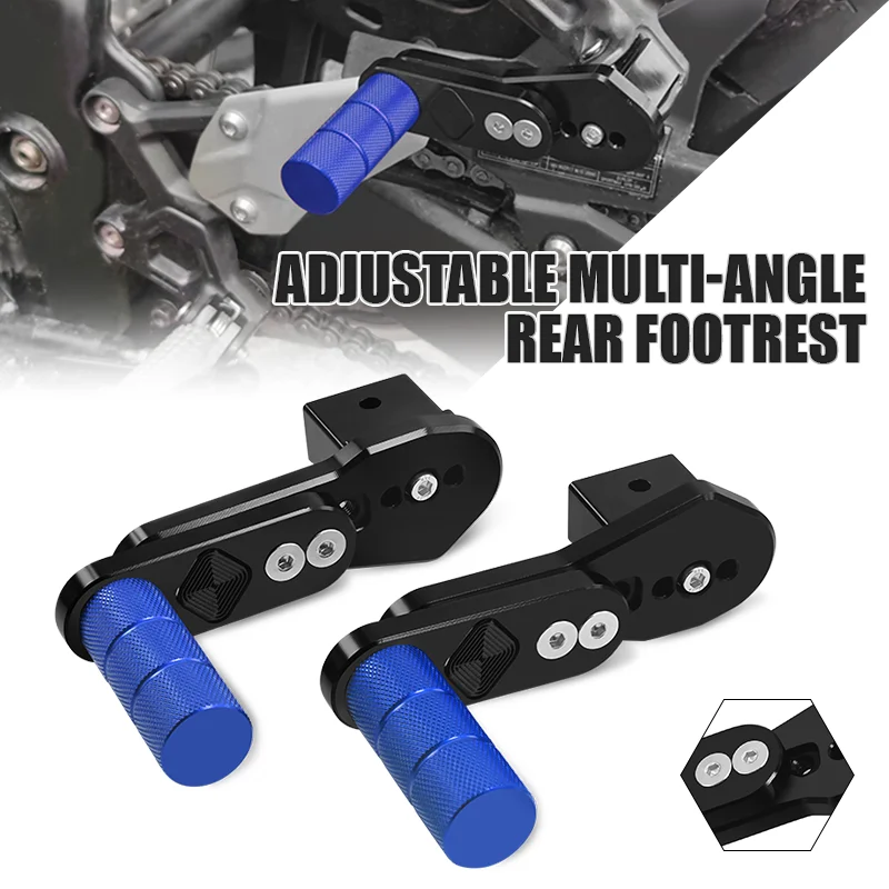 

For XJ6 FAZER FZ1 FZ6 FZ8 14-24 Motorcycle Multi-angle Telescopic Foot Pegs Footrests Adjustable Rear Passenger Footpegs Pedals