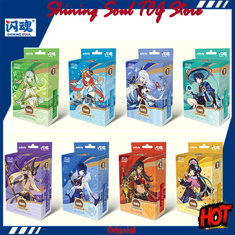 

Shining Soul Genshin Impact Genius Invokation TCG Vol.4 Preconstructed Deck, Collectible Tabletop Game Cards, Game Peripherals
