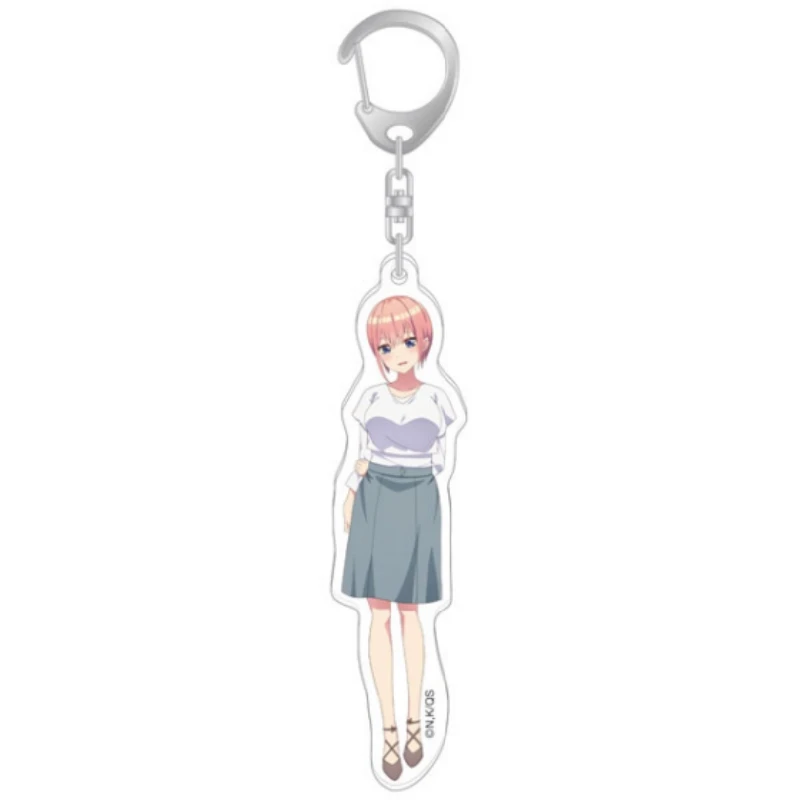 The Quintessential Quintuplets Acrylic Keychain Ichika Nakano Nino Miku Yotsuba Itsuki Figure Llavero Anime Fans Birthday Gifts