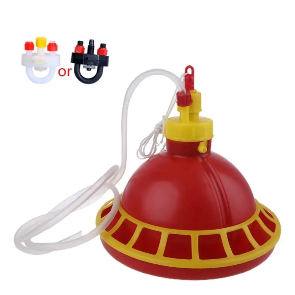 

Bell Type Poultry Water Dispenser Durable Automatic Chicken Feeder Easy to Fill Plastic Fountaion Kettle Chickens