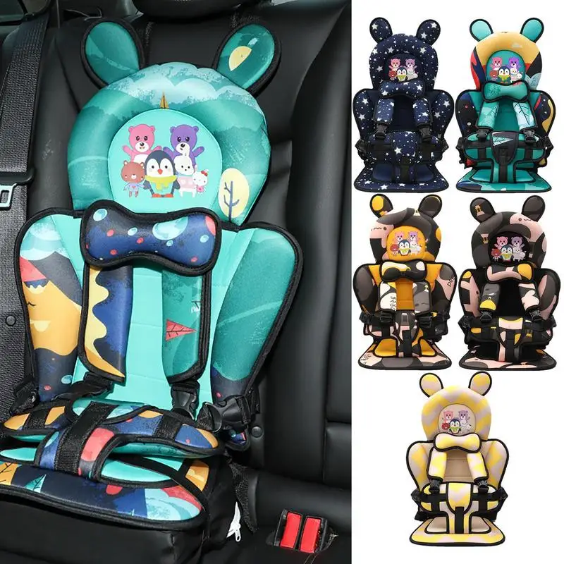 Assento de Segurança da Criança Car Seat Baby Safety Seat Colchão Pad Para Crianças 0-12 Anos de Idade Simples Car Cinto de Segurança Portátil Para Viagens