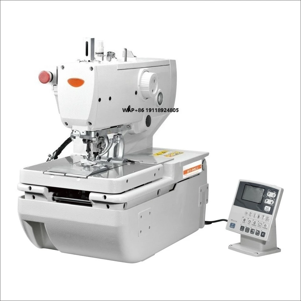 BT-9820 Electronic Eyelet Button Holer Button Hole Buttonhole Making  Industrial Automatic Bartack Webbing Sewing Machine