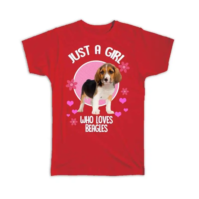 

Футболка для девочек Beagles Lover Owner Puppy Dogs Animal Pet Photo Art