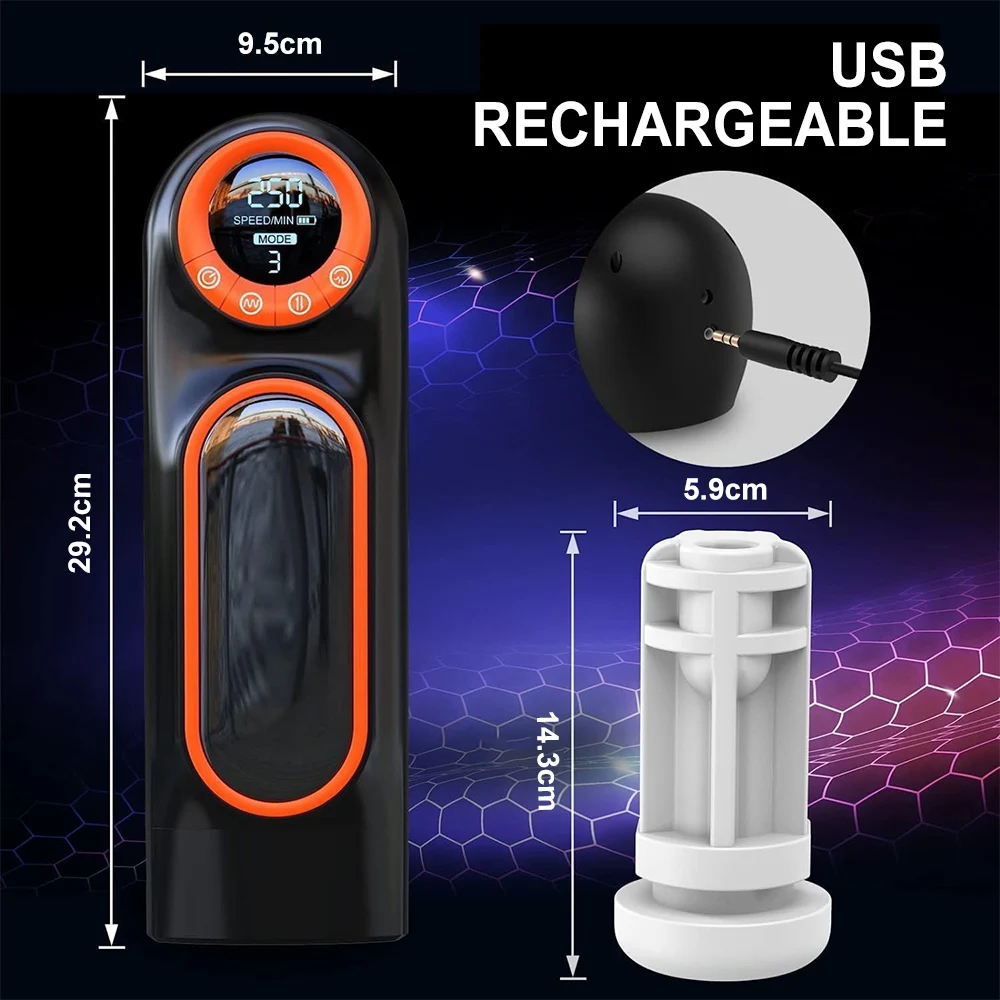 ذكر جهاز استمناء اللسان آلة الجنس للرجال ديك الضارب مع التوجه تهتز وسائط مص أدوات المتعة الجنسية #4