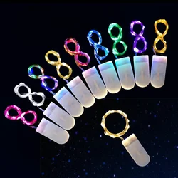 10 stücke 1M 2M 3M 5M Kupferdraht LED String Lichter Urlaub Beleuchtung Fee Girlande für weihnachten Baum Hochzeit Party Dekoration Natal