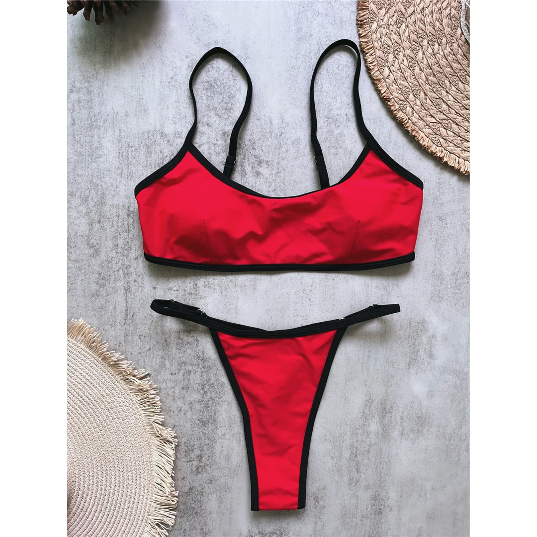 Sexy Extrem String Mini Micro Tanga Bikini Damen Badeanzug Frauen Bademode Zweiteiliger Bikini-Set Badeanzug Schwimmanzug V8248 – Detail 10