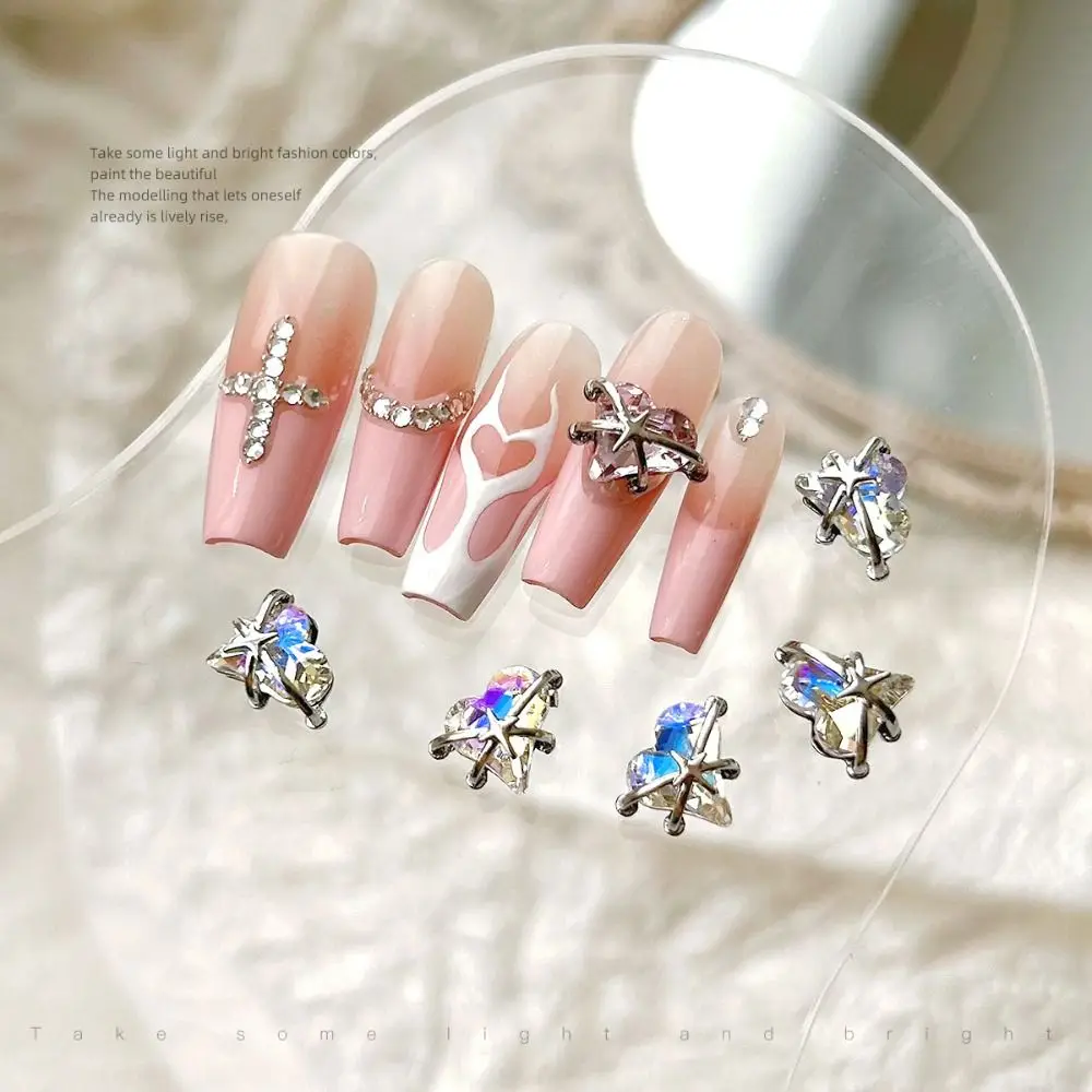 Diy encantos do prego decorações da arte do prego manicure ornamentos suprimentos de unhas jóias de cristal zircão acessórios do prego manicure