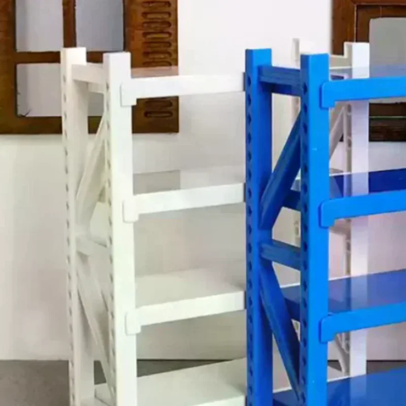 1/12 maison de poupée Simulation étagères de rangement entrepôt supports modèle maison de poupée Mini meubles décoration maison de poupées accessoires