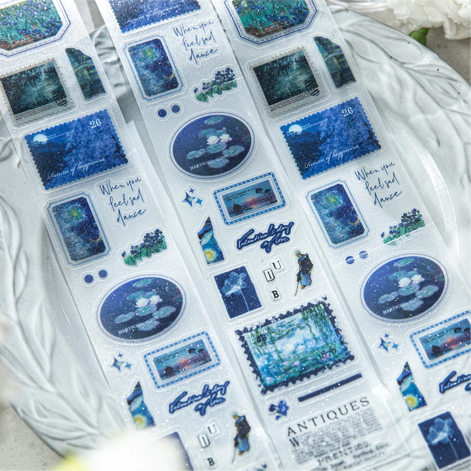 6 ピース/ロット Manyou アートコレクションシリーズかわいい素敵なレトロな装飾 PET テープ